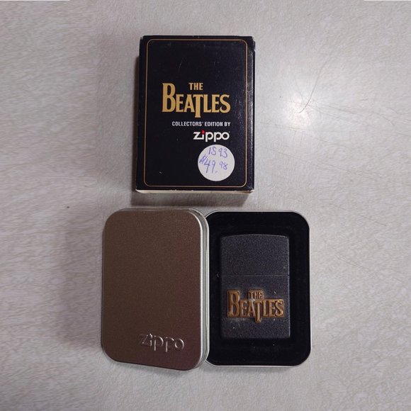 VINTAGE ZIPPO - The Beatles - Brass Emblem - Picture 2 of 5